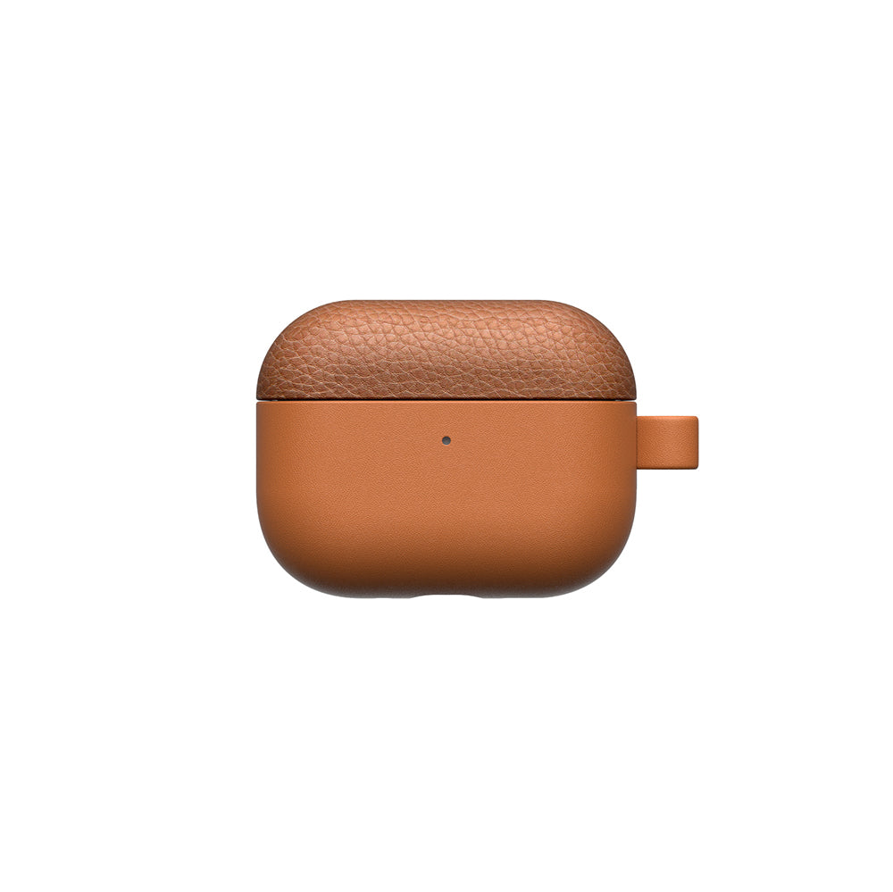 Apple AirPods Pro 3 Amazingthing Glamour Classique Serisi Deri Tasarımlı Kapak Kahverengi