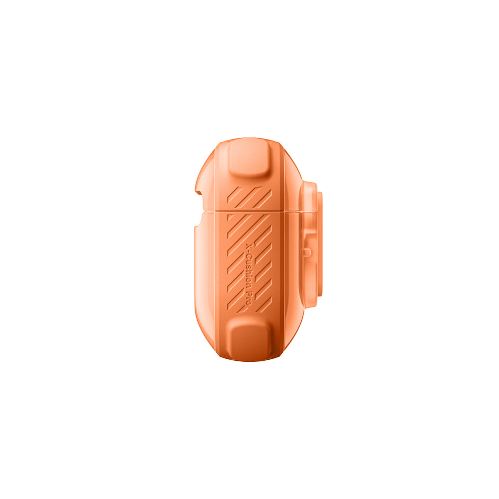 Apple Airpods Pro 3 Amazingthing Kilit Tasarımlı Airbagli Titan Pro Serisi Kapak Turuncu