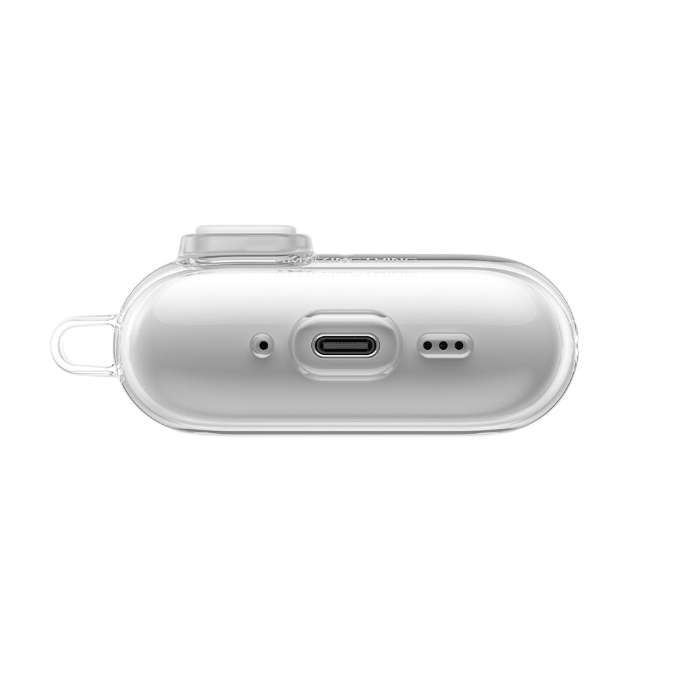 Apple Airpods Pro 3 Amazingthing Magnetik Kilit Tasarımlı Minimal Serisi Kılıf Şeffaf