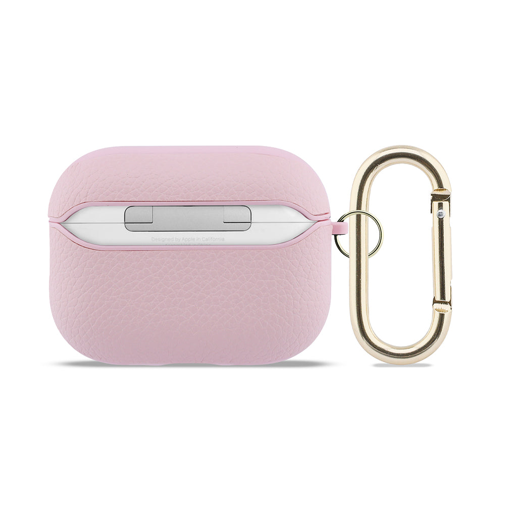 Apple Airpods Pro 3 Kılıf Guess Orjinal Lisanslı Anahtarlıklı PU Deri Kapak Pembe