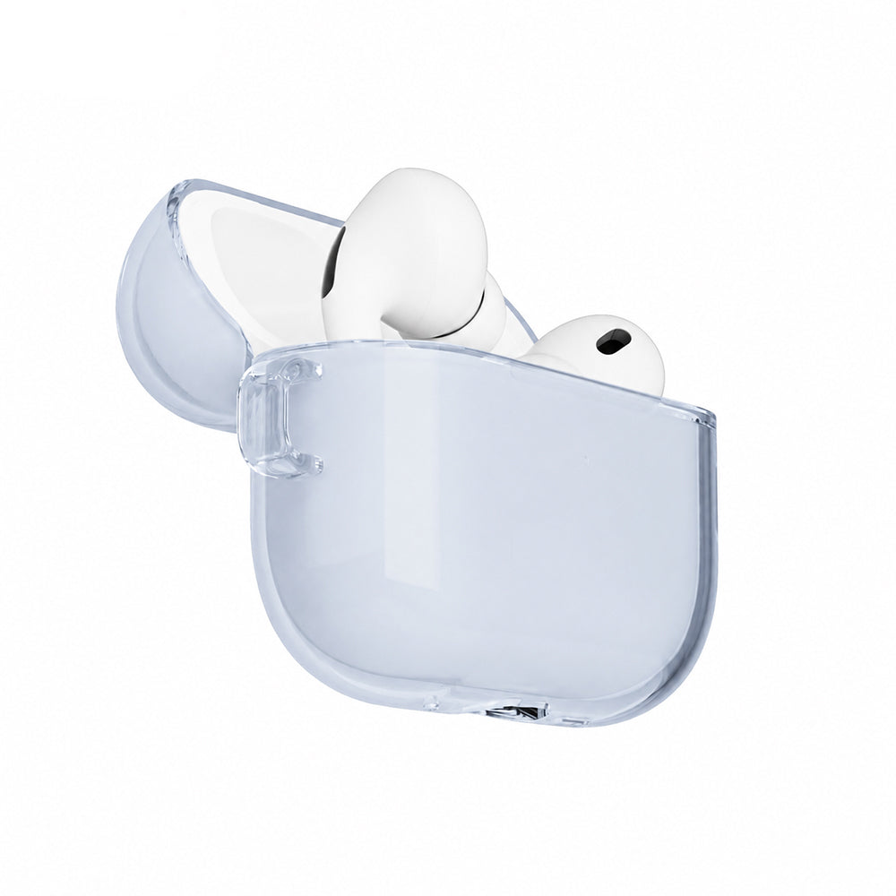 Apple AirPods Pro 3 Kılıf M-Safe Şarj Özellikli Mutural Ice Colour Serisi Silikon Kapak Açık Mavi