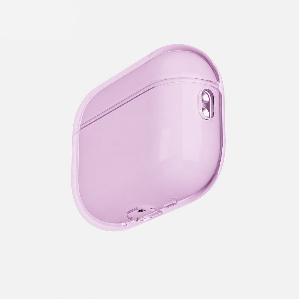 Apple AirPods Pro 3 Kılıf M-Safe Şarj Özellikli Mutural Ice Colour Serisi Silikon Kapak Mor