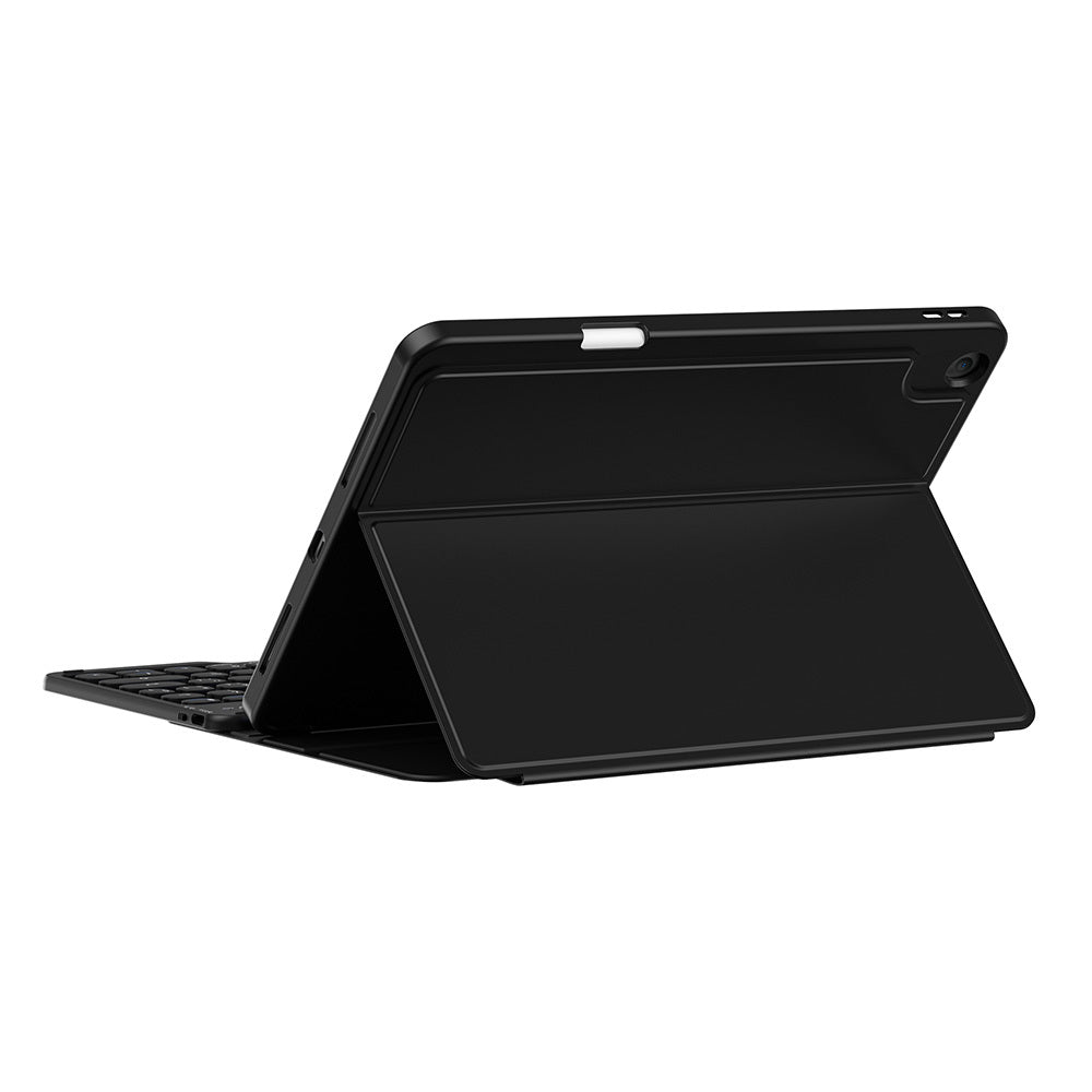 iPad 10.2 2021 (9.Nesil) Wiwu Protective Gizli Kalem Bölmeli Klavyeli Kılıf Siyah