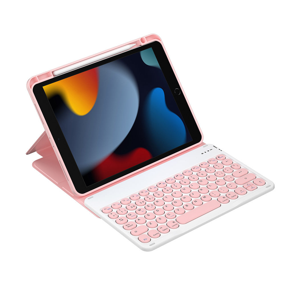 iPad 10.2 (8.Nesil) Wiwu Protective Gizli Kalem Bölmeli Klavyeli Kılıf Siyah