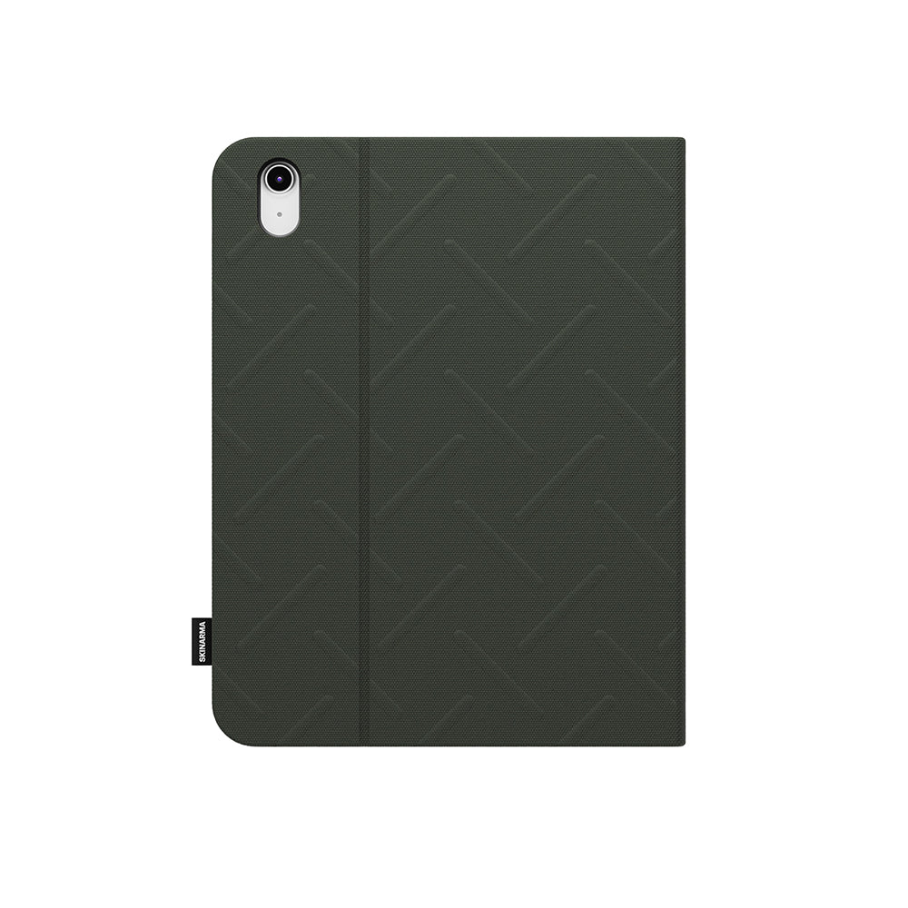 Apple iPad 11.Nesil 2025 Kılıf Skinarma 360 Tam Koruma Standlı Juno Kılıf Olive
