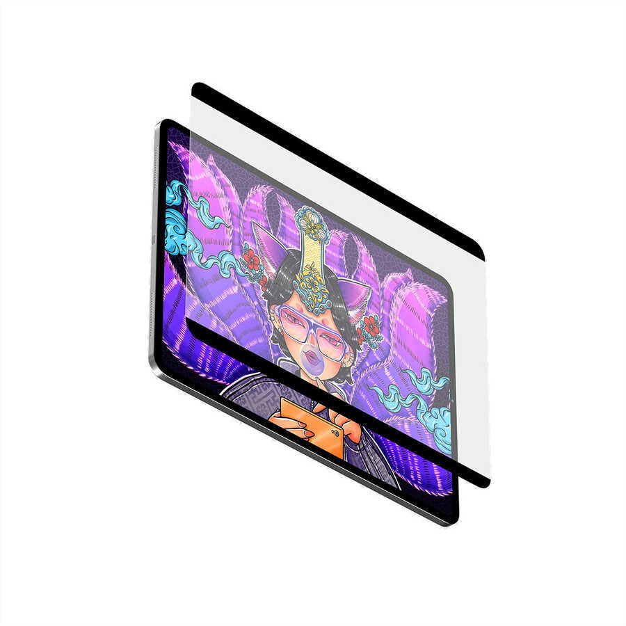 iPad 6 Air 2 Wiwu Removable Mıknatıslı Ekran Koruyucu Siyah