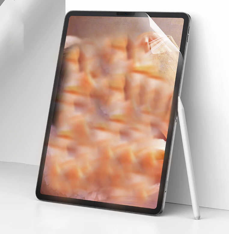 iPad Air 10.9 2020 (4.Nesil) Kağıt Hisli Wiwu iPaper Like Tablet Ekran Koruyucu Renksiz