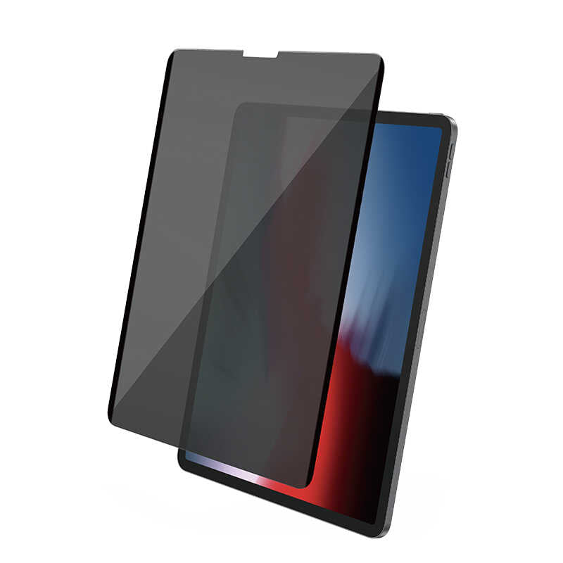 iPad Air 10.9 2020 (4.Nesil) Wiwu iPrivacy Magnetik Paper Like Hayalet Ekran Koruyucu Siyah