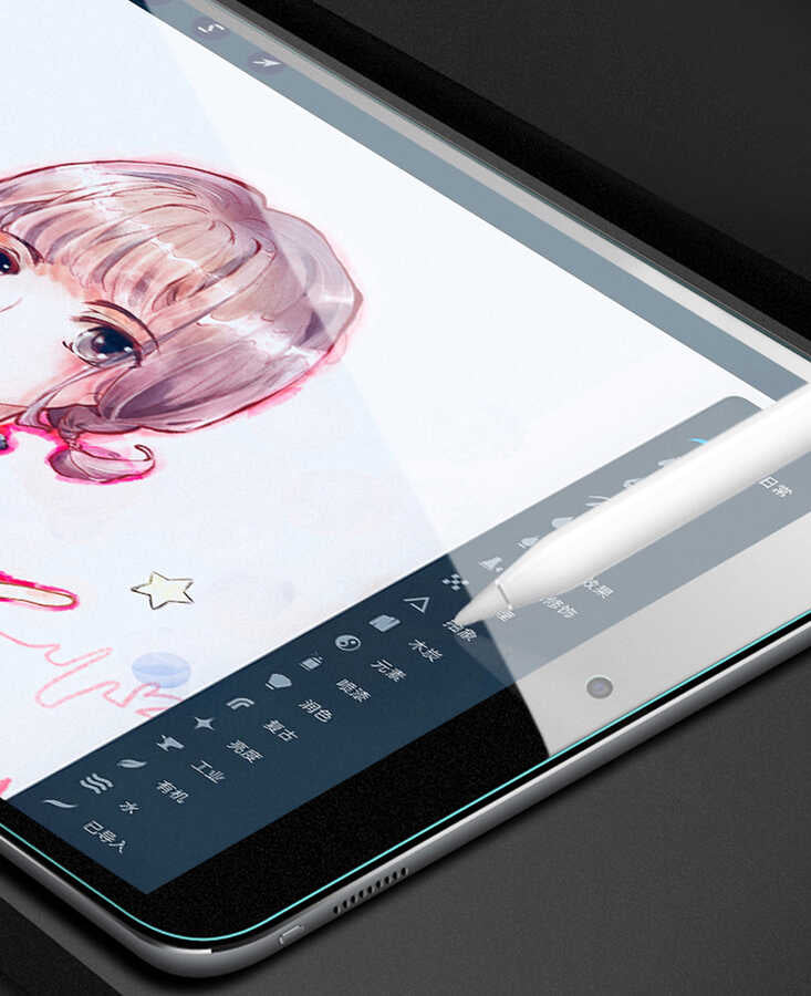 iPad Air 10.9 2022 (5.Nesil) Kağıt Hisli Wiwu iPaper Like Tablet Ekran Koruyucu Renksiz