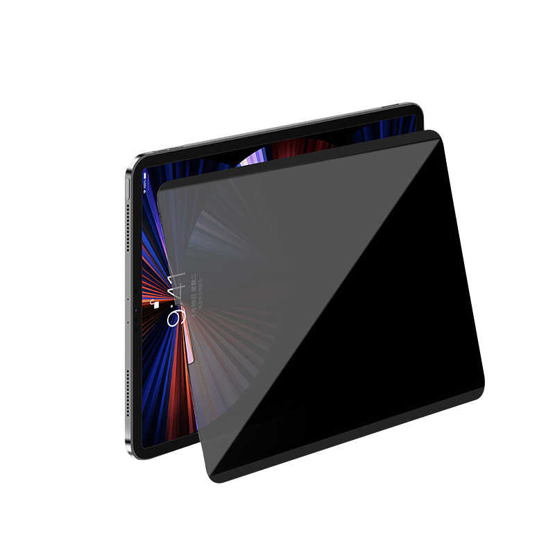 iPad Air 10.9 2022 (5.Nesil) Wiwu iPrivacy Magnetik Paper Like Hayalet Ekran Koruyucu Siyah