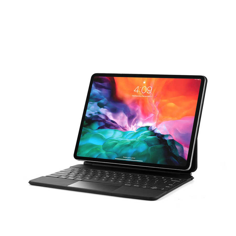 iPad Air 10.9 2022 (5.Nesil) Wiwu Magic Keyboard Siyah