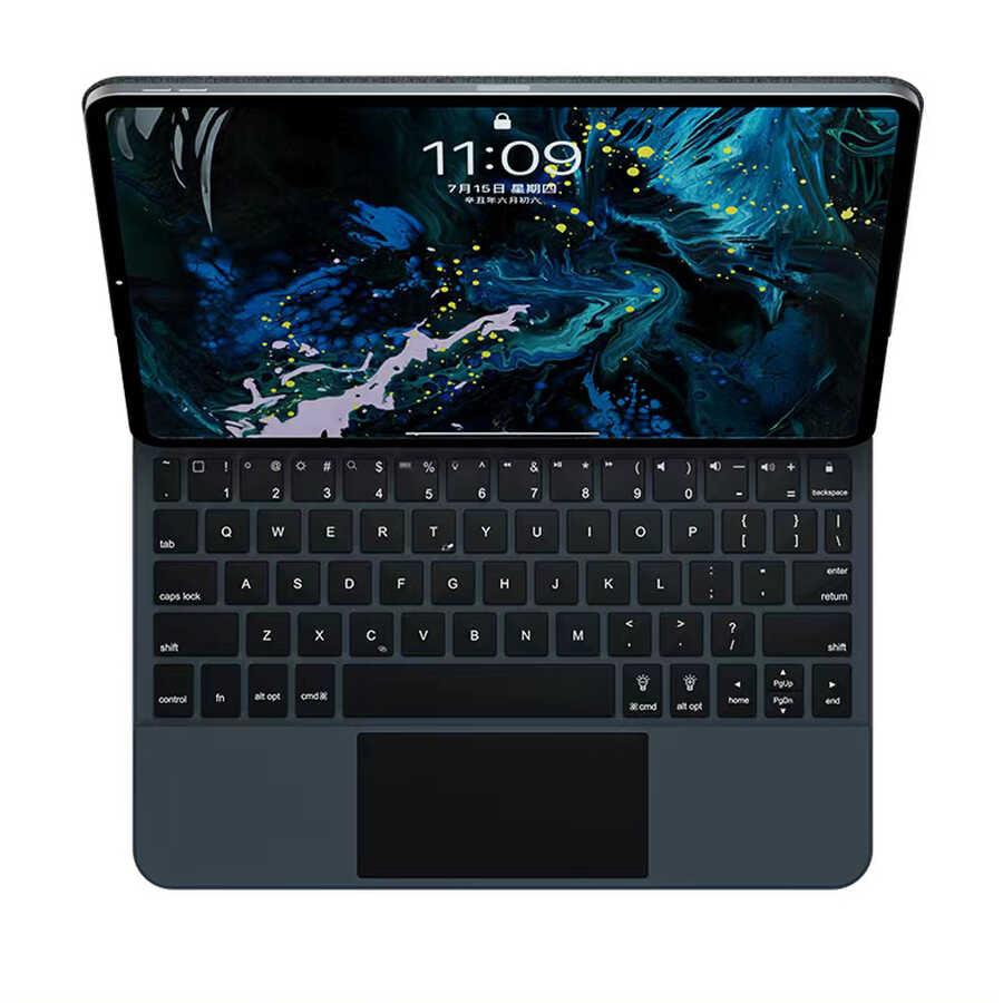 iPad Air 10.9 2022 (5.Nesil) Wiwu Magic Keyboard Siyah