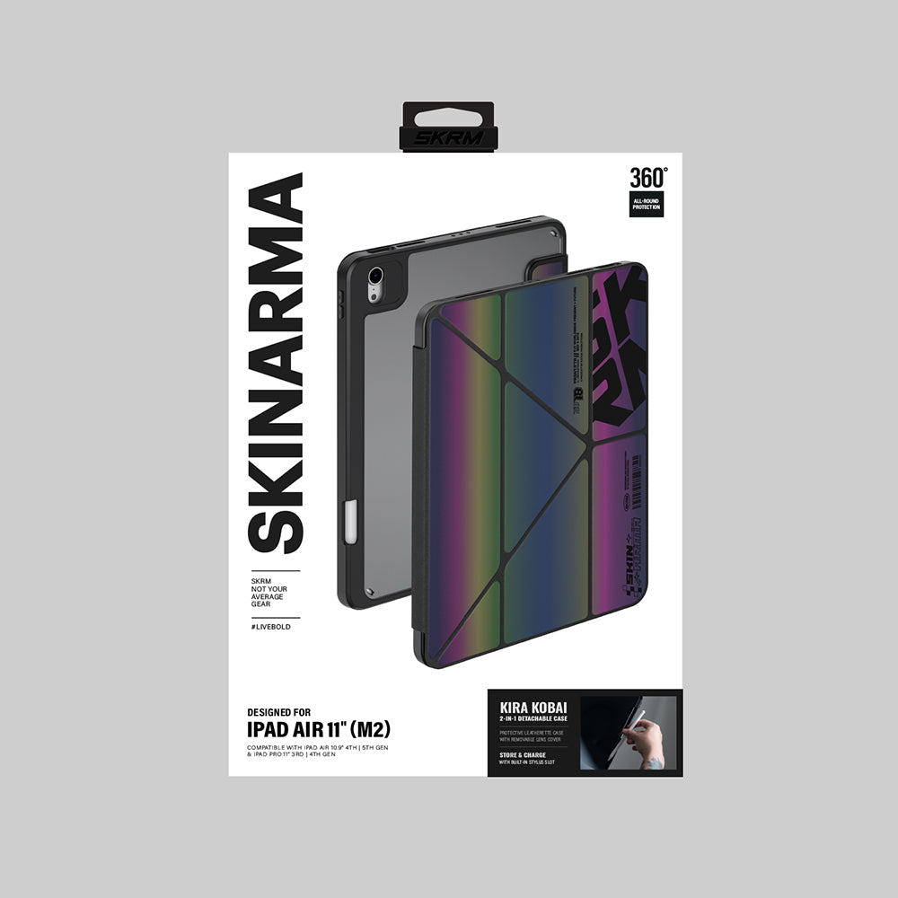 Apple iPad Air 11 2024 M2 Kılıf SkinArma Magnetik Yeni Nesil Kira Kobai Kılıf Colorful