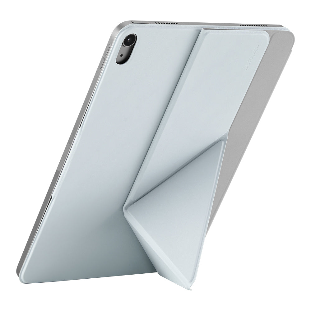 Apple iPad Air 11 2024 Pitaka Folio 3 Kalem Bölmeli Standlı Kılıf Mavi