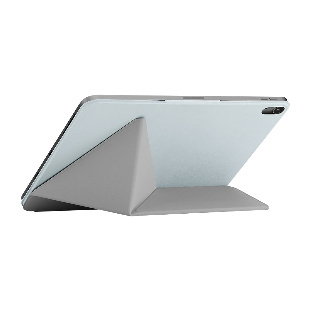 Apple iPad Air 11 2024 Pitaka Folio 3 Kalem Bölmeli Standlı Kılıf Mavi