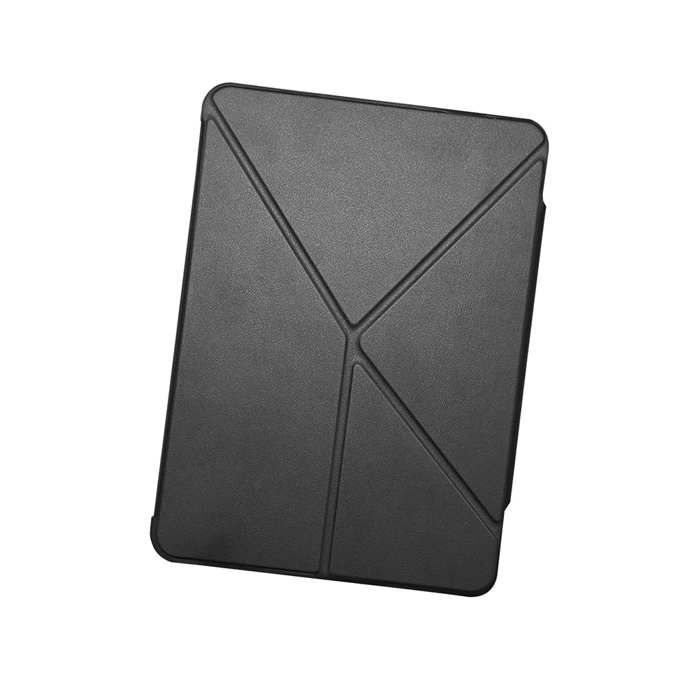 iPad Air 11 2024 Raptic Clear Folio Airbagli Şeffaf Kılıflı Katlanabilir Standlı Kılıf Siyah