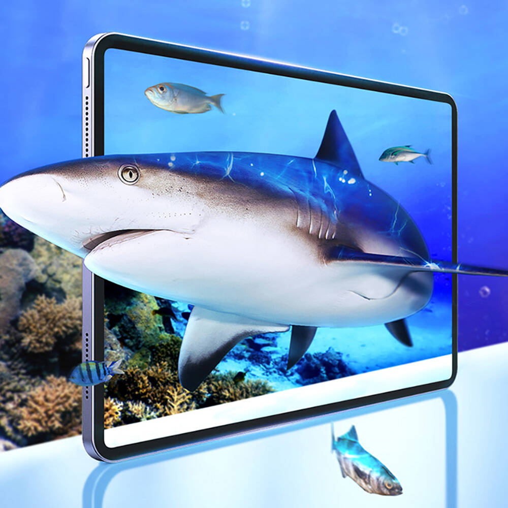 iPad Air 11 2024 Wiwu Wi-GQ003 iVista Serisi Oleofobik HD Temperli Cam Ekran Koruyucu Şeffaf