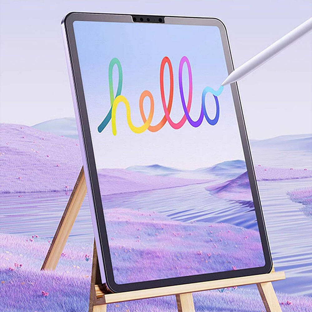 Apple iPad Air 11 2025 M3 Kağıt Hisli Wiwu iPaper Like Tablet Ekran Koruyucu Şeffaf