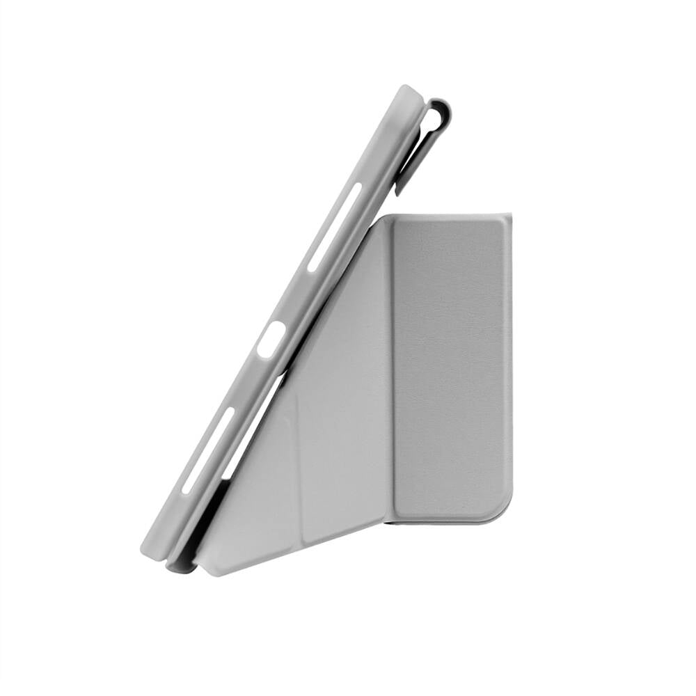 iPad Air 12.9 2022 M2 Wiwu 360° Dönebilen Standlı Magnetik Koruyucu Tablet Kılıfı Gri
