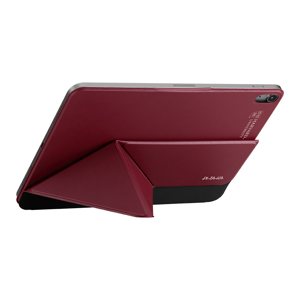 Apple iPad Air 13 2024 Pitaka Folio 3 Kalem Bölmeli Standlı Kılıf Kırmızı
