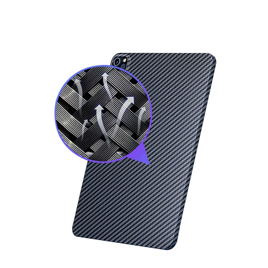 iPad Pro 11 2020 (2.Nesil) Kılıf Benks Essential Kevlar Karbon Fiber Kılıf Siyah
