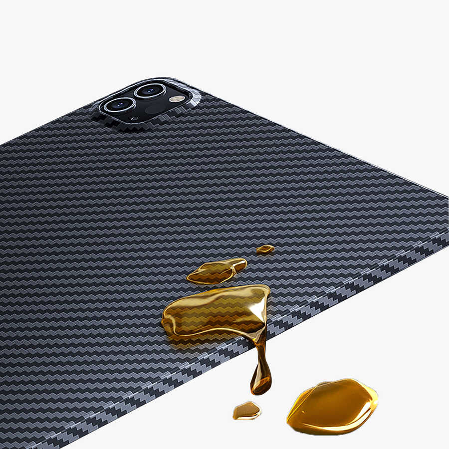 iPad Pro 11 2020 (2.Nesil) Kılıf Benks Essential Kevlar Karbon Fiber Kılıf Siyah
