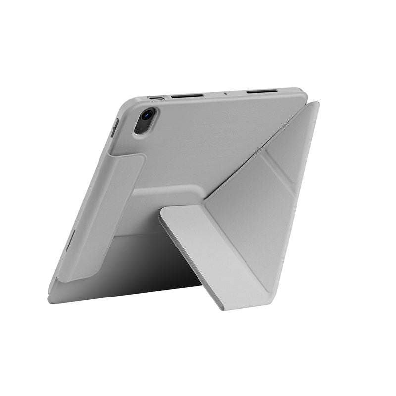 iPad Pro 11 2020 (2.Nesil) Wiwu 360° Dönebilen Standlı Magnetik Koruyucu Tablet Kılıfı Gri