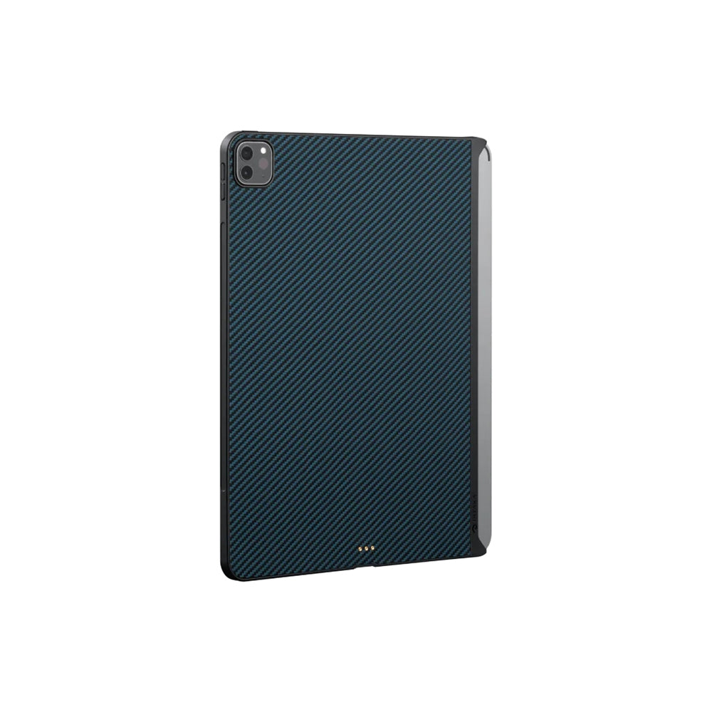 iPad Pro 11 2021 (3.Nesil) Kılıf Aramid Fiber Pitaka Ultra-Slim Classic Serisi Tablet Kılıf Siyah-Kırmızı
