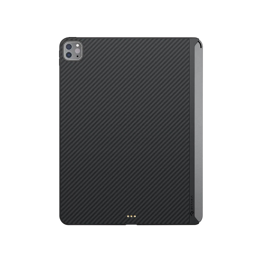 iPad Pro 11 2021 (3.Nesil) Kılıf Aramid Fiber Pitaka Ultra-Slim Classic Serisi Tablet Kılıf Mavi