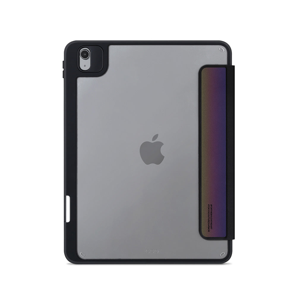 iPad Pro 11 2021 (3.Nesil) Kılıf SkinArma Holografik Tasarımlı Arkası Şeffaf Çıkarılabilir Magnetik Kira Kobai Kılıf Colorful