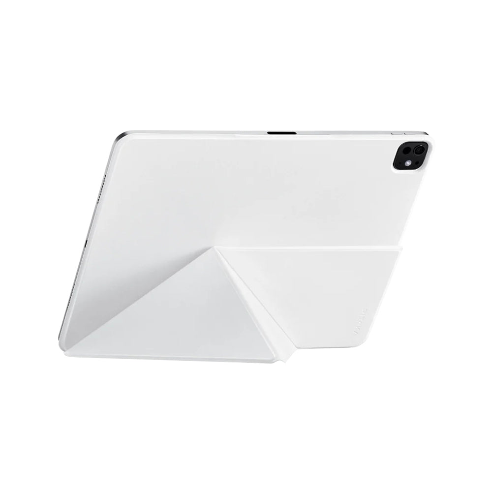 iPad Pro 11 2024 Pitaka MagEZ Folio 2 Kalem Bölmeli Standlı Kılıf Beyaz