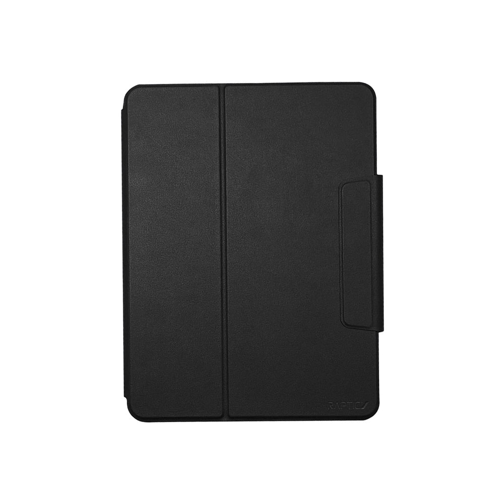 iPad Pro 11 2024 Raptic Spin Detachable Folio PU Ayrılabilir Kalem Bölmeli Standlı Kılıf Siyah