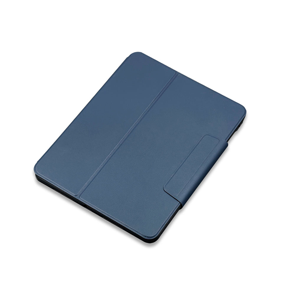 iPad Pro 11 2024 Raptic Spin Detachable Folio PU Ayrılabilir Kalem Bölmeli Standlı Kılıf Lacivert