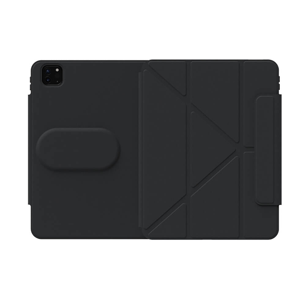 iPad Pro 11 2024 Wiwu 360° Dönebilen Standlı Magnetik Koruyucu Tablet Kılıfı Siyah