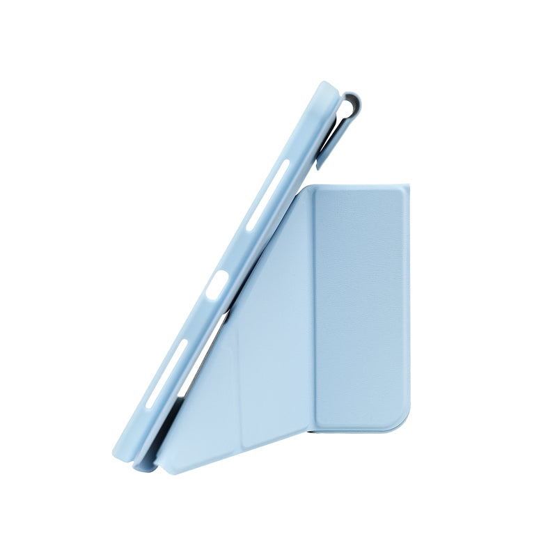 iPad Pro 11 2024 Wiwu 360° Dönebilen Standlı Magnetik Koruyucu Tablet Kılıfı Mavi Açık