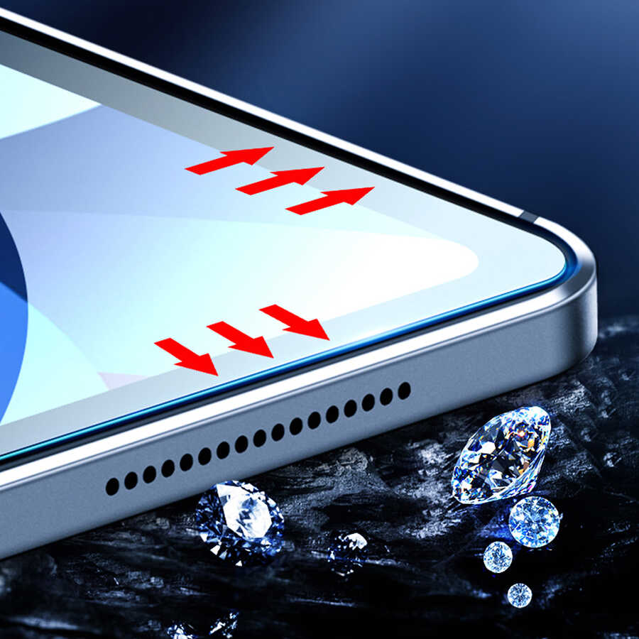 iPad Pro 12.9 2021 (5.Nesil) Wiwu iVista 2.5D Glass Ekran Koruyucu Renksiz