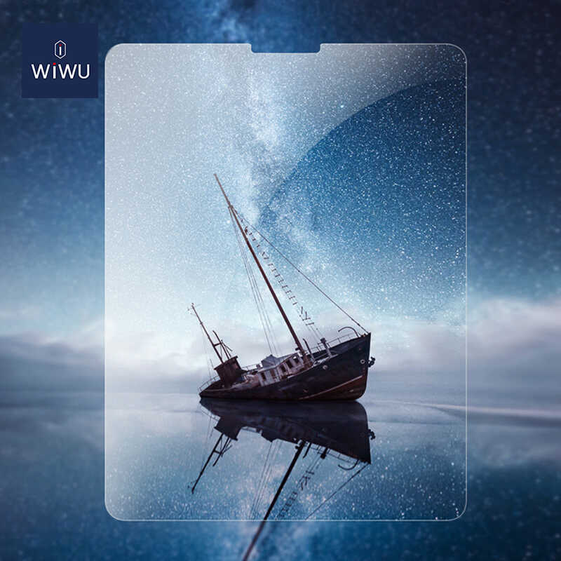 iPad Pro 12.9 2021 (5.Nesil) Wiwu iVista 2.5D Glass Ekran Koruyucu Renksiz