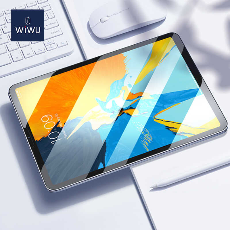 iPad Pro 12.9 2021 (5.Nesil) Wiwu iVista 2.5D Glass Ekran Koruyucu Renksiz