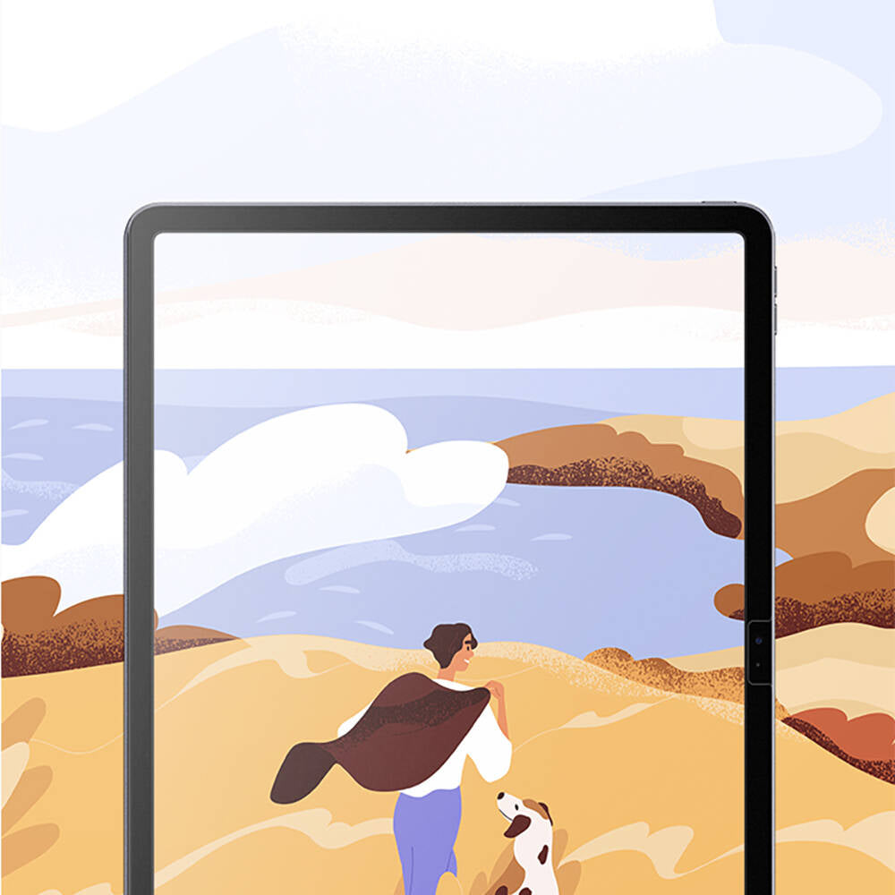 iPad Pro 13 2024 Kağıt Hisli Benks Mat Paper-Like Ekran Koruyucu Şeffaf