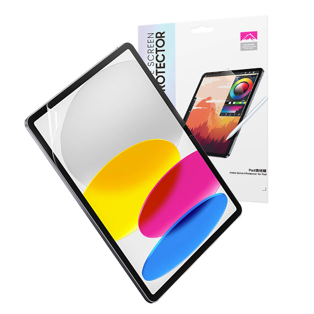 iPad Pro 13 2024 Kağıt Hisli Benks Mat Paper-Like Ekran Koruyucu Şeffaf