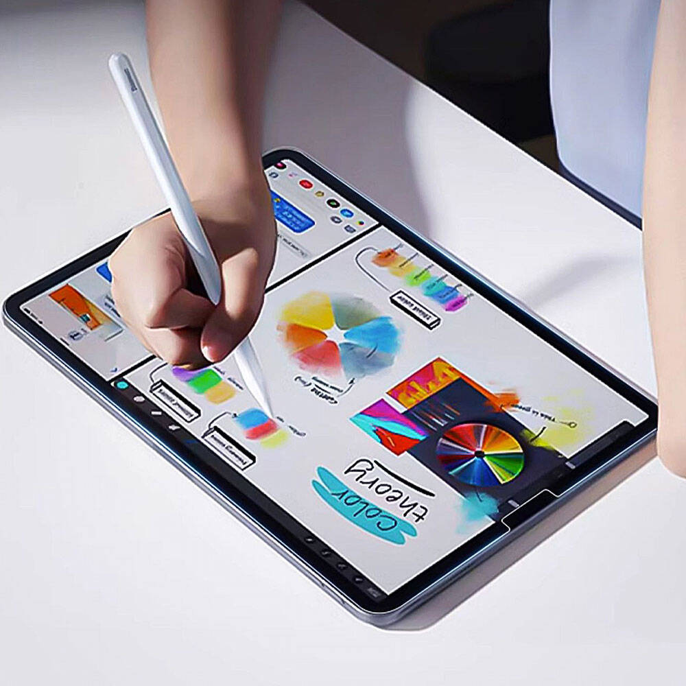 iPad Pro 13 2024 Kağıt Hisli Wiwu iPaper Like Tablet Ekran Koruyucu Şeffaf