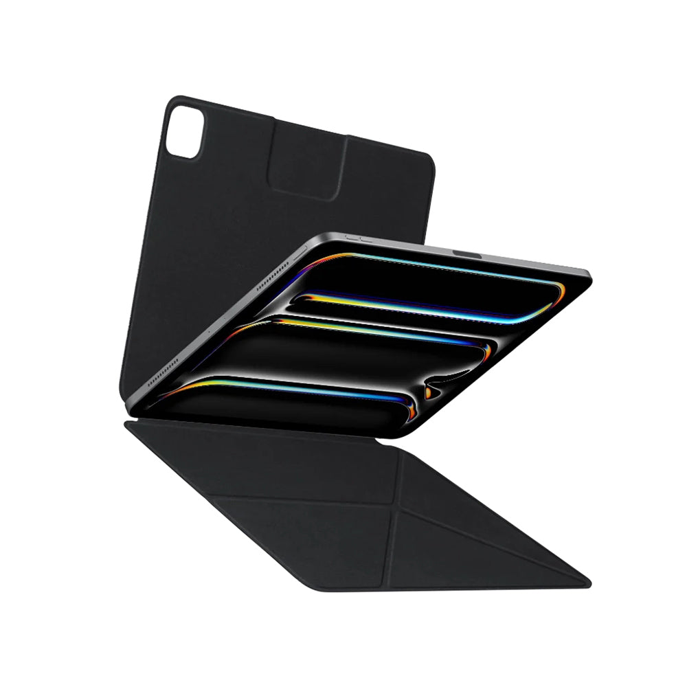 iPad Pro 13 2024 Pitaka MagEZ Folio 2 Kalem Bölmeli Standlı Kılıf Siyah