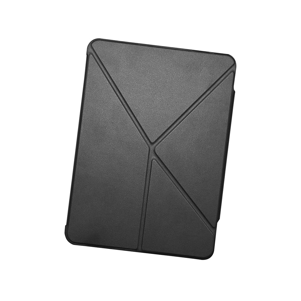 iPad Pro 13 2024 Raptic Clear Folio Airbagli Şeffaf Kılıflı Katlanabilir Standlı Kılıf Siyah