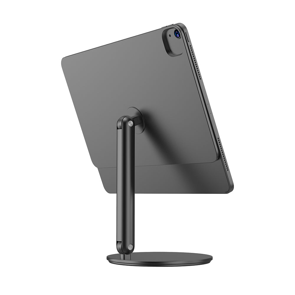 iPad Pro 13 2024 Wiwu ZM-310 360 Derece Dönebilen Magnetik Başlıklı Tablet Standı Gri