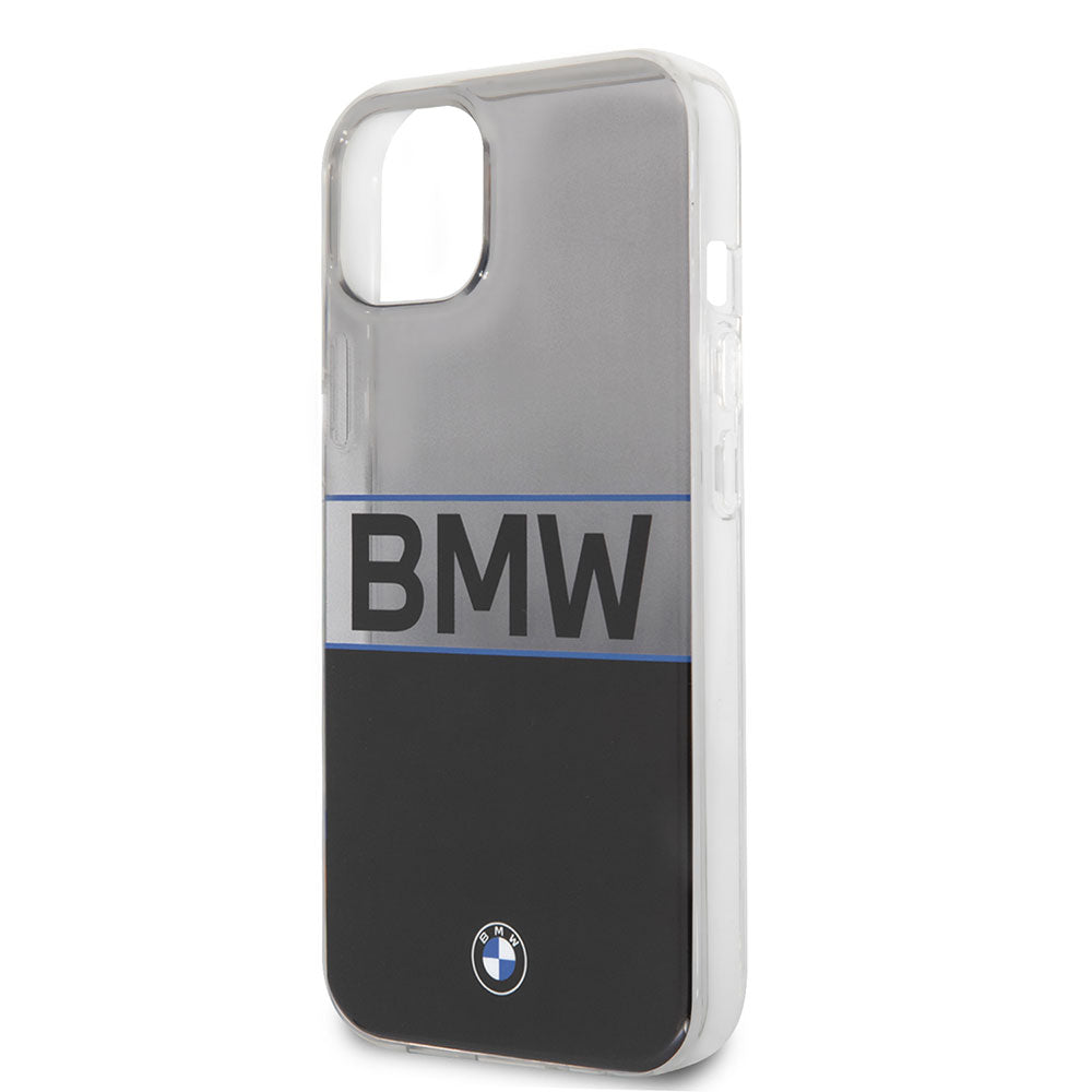 iPhone 11 Kılıf BMW Buzlu Transparan Sert PC Kılıf Şeffaf-Siyah
