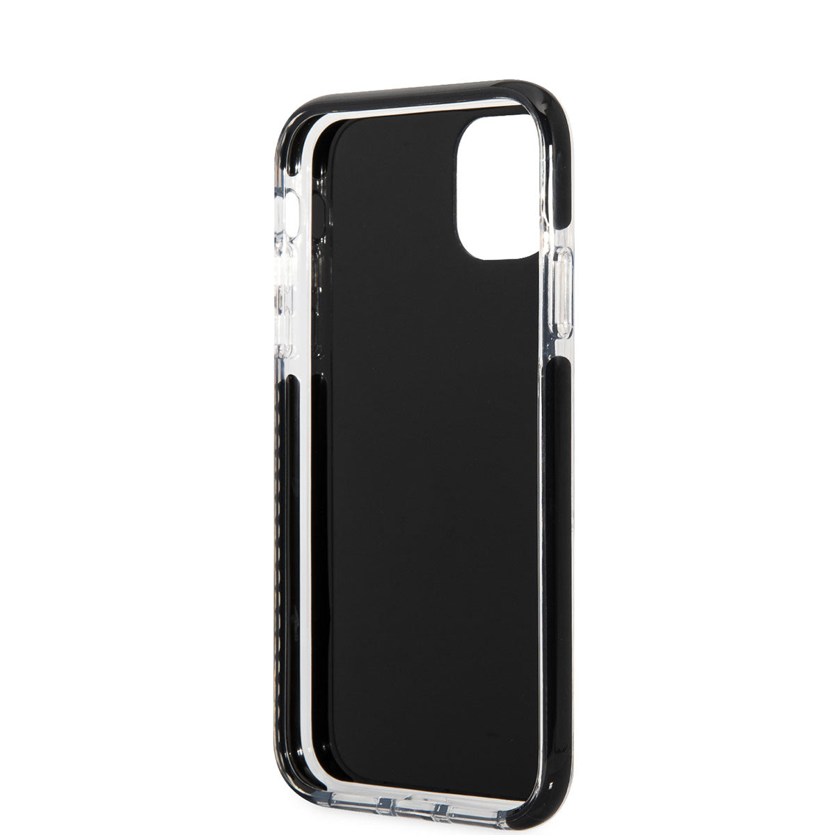 iPhone 11 Kılıf Karl Lagerfeld Kenarları Siyah Silikon K&C Dizayn Kılıf Siyah
