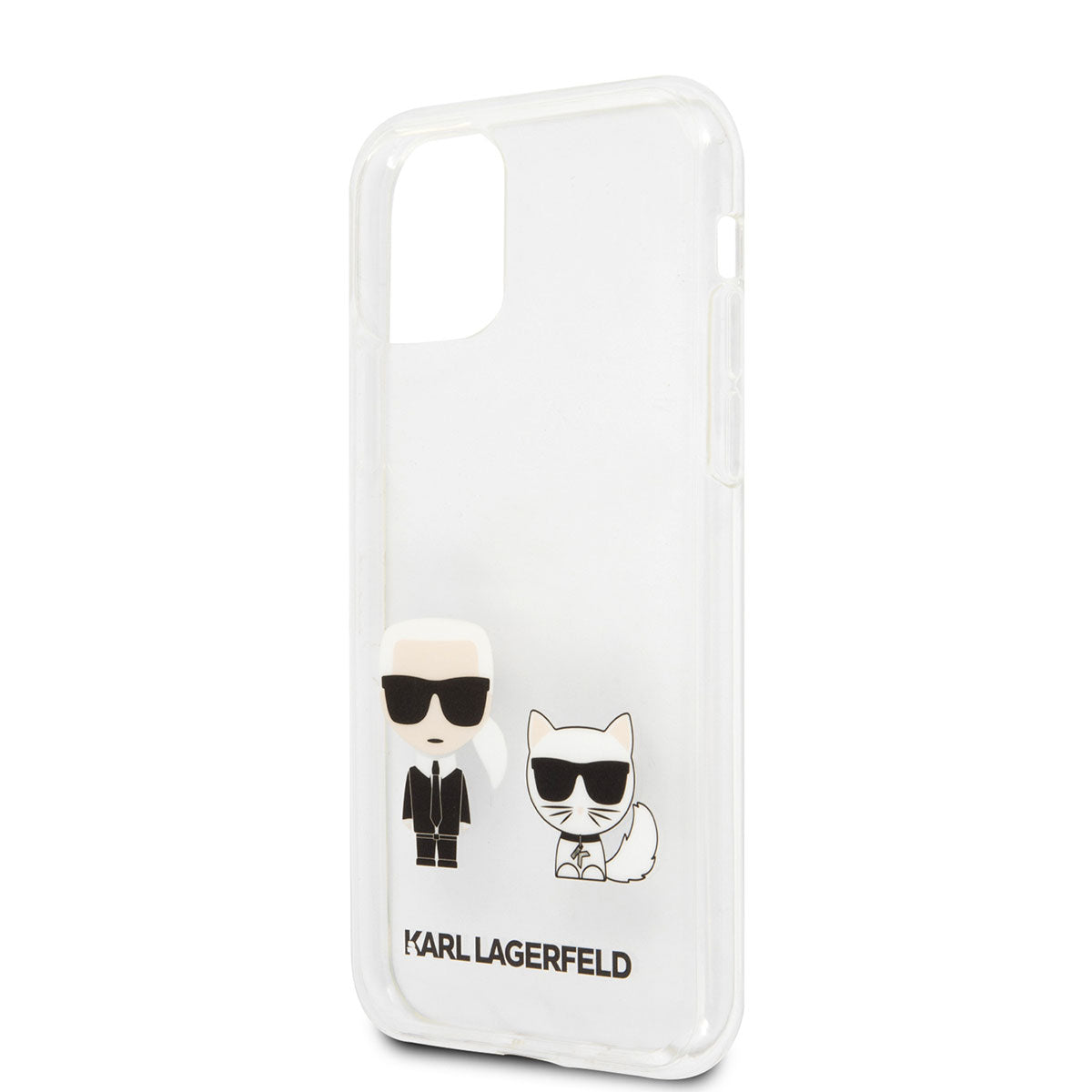 iPhone 11 Kılıf Karl Lagerfeld Sert TPU K&C Dizayn Kılıf Renksiz