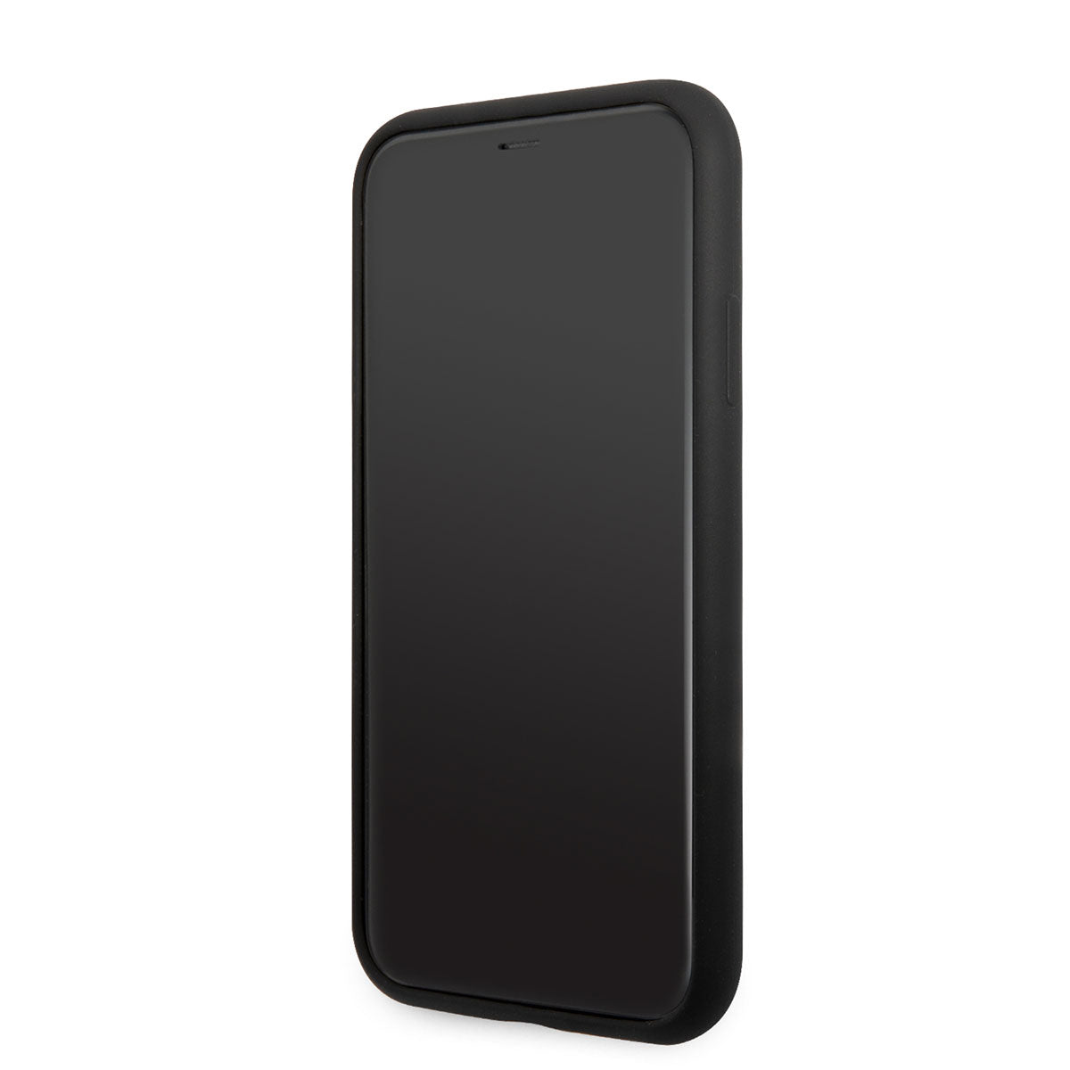 iPhone 11 Kılıf Karl Lagerfeld Silikon Karl Dizayn Kılıf Siyah