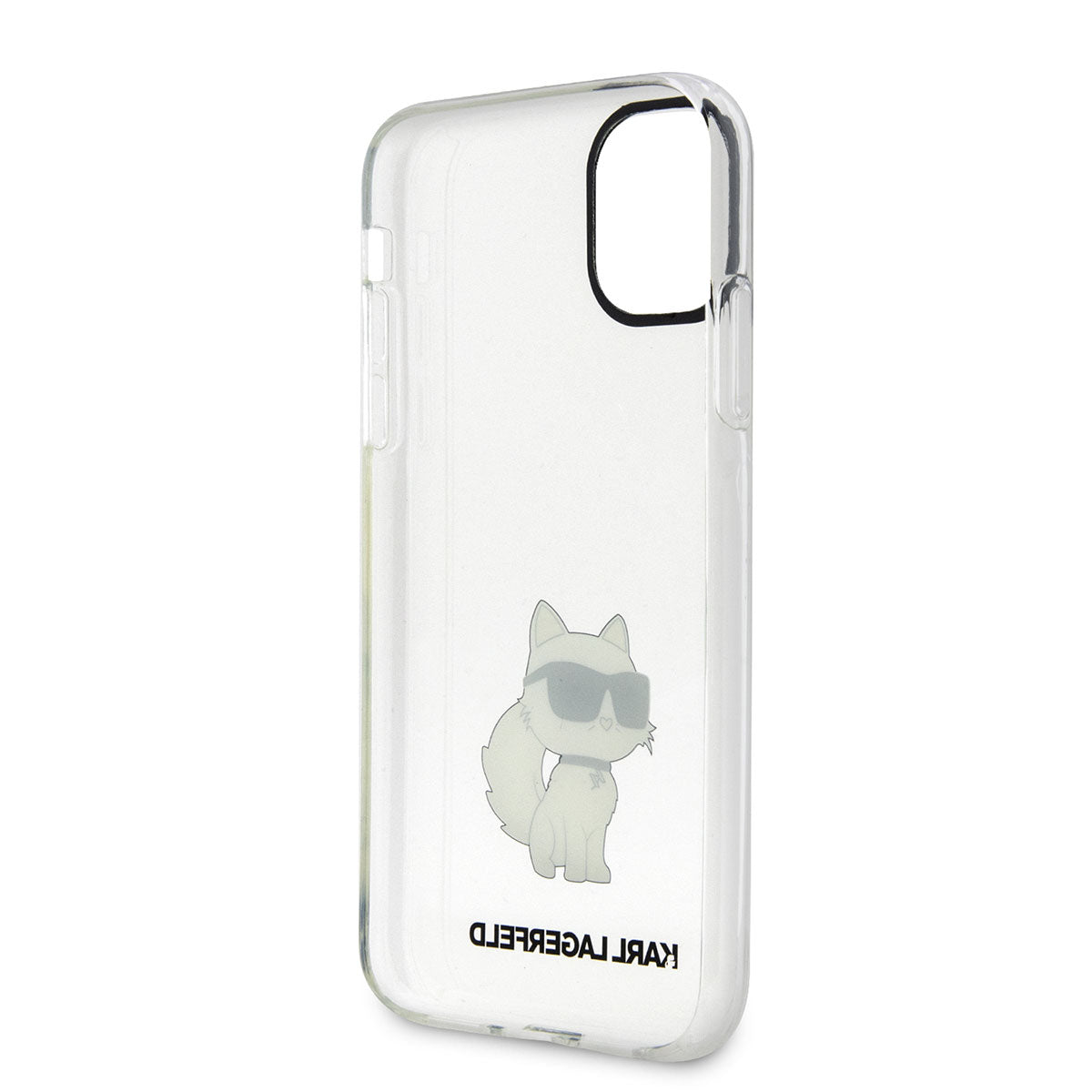 iPhone 11 Kılıf Karl Lagerfeld Transparan Choupette Dizayn Kılıf Renksiz