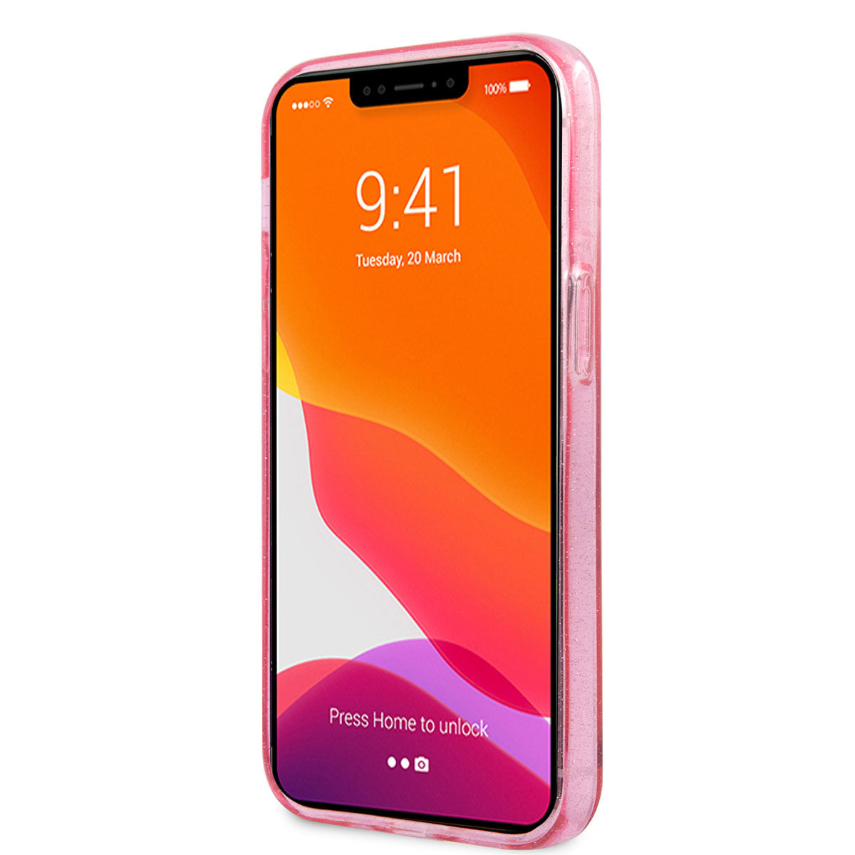 iPhone 11 Kılıf Karl Lagerfeld Transparan Karl Head Dizayn Kılıf Pembe